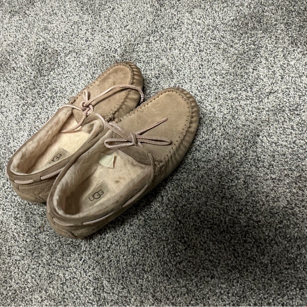 UGG Classic Tan Moccasin Slippers